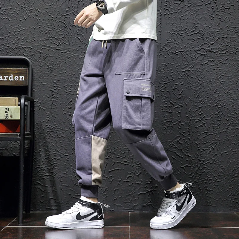 Брюки-карго мужские с принтом модные повседневные штаны уличная одежда в стиле