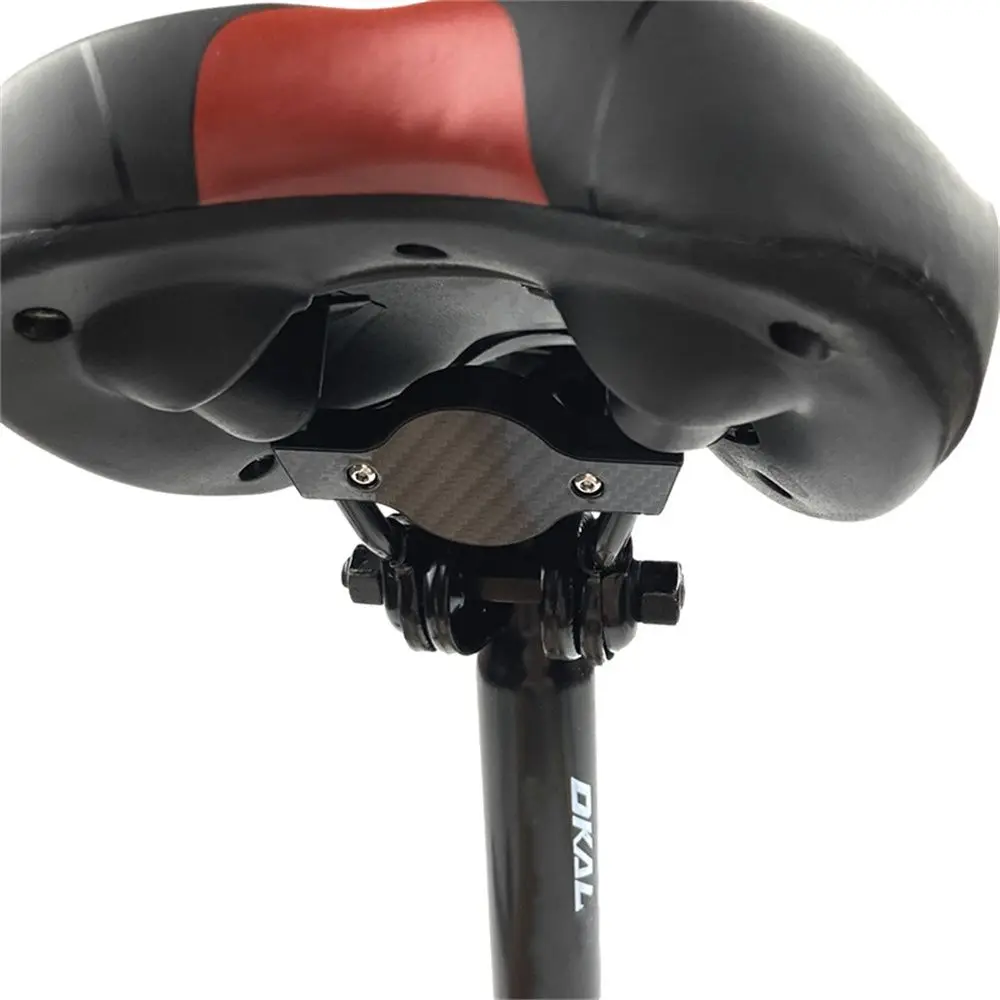 

Fiber Film GPS Locator Bike Seat Accessories Protective Case For Airtags Support Hidden Bracket For AirTag Holder