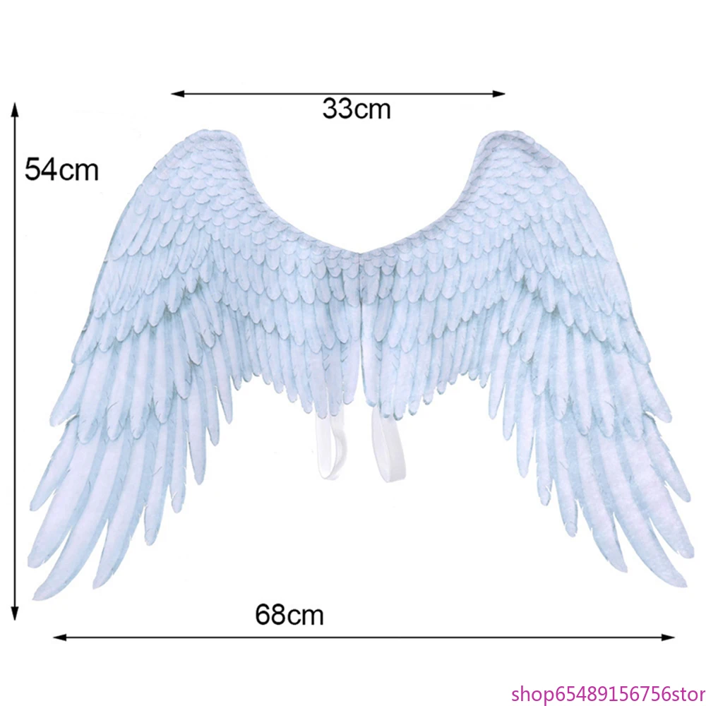 3D Рождественские Большие Крылья Ангел Дьявол рейва тематическая вечеринка