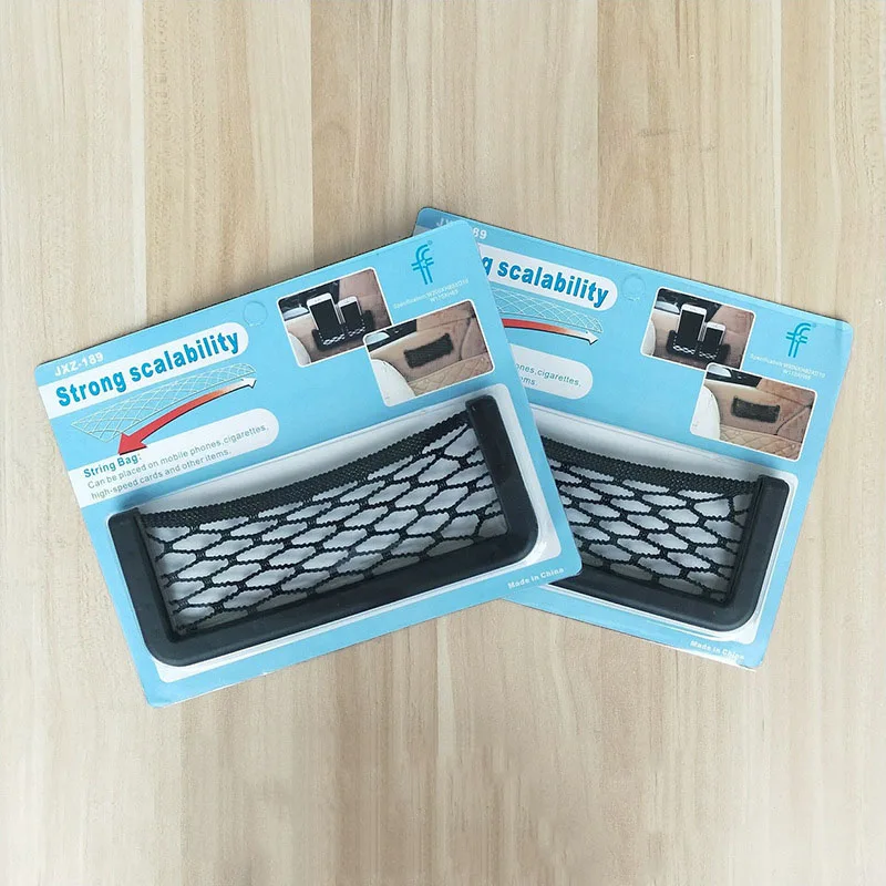 

Multi-function Car Mobile Phone Storage Net Pocket Car Creative Paste Storage Bag Storage Bag Auto Accessories Auto Product