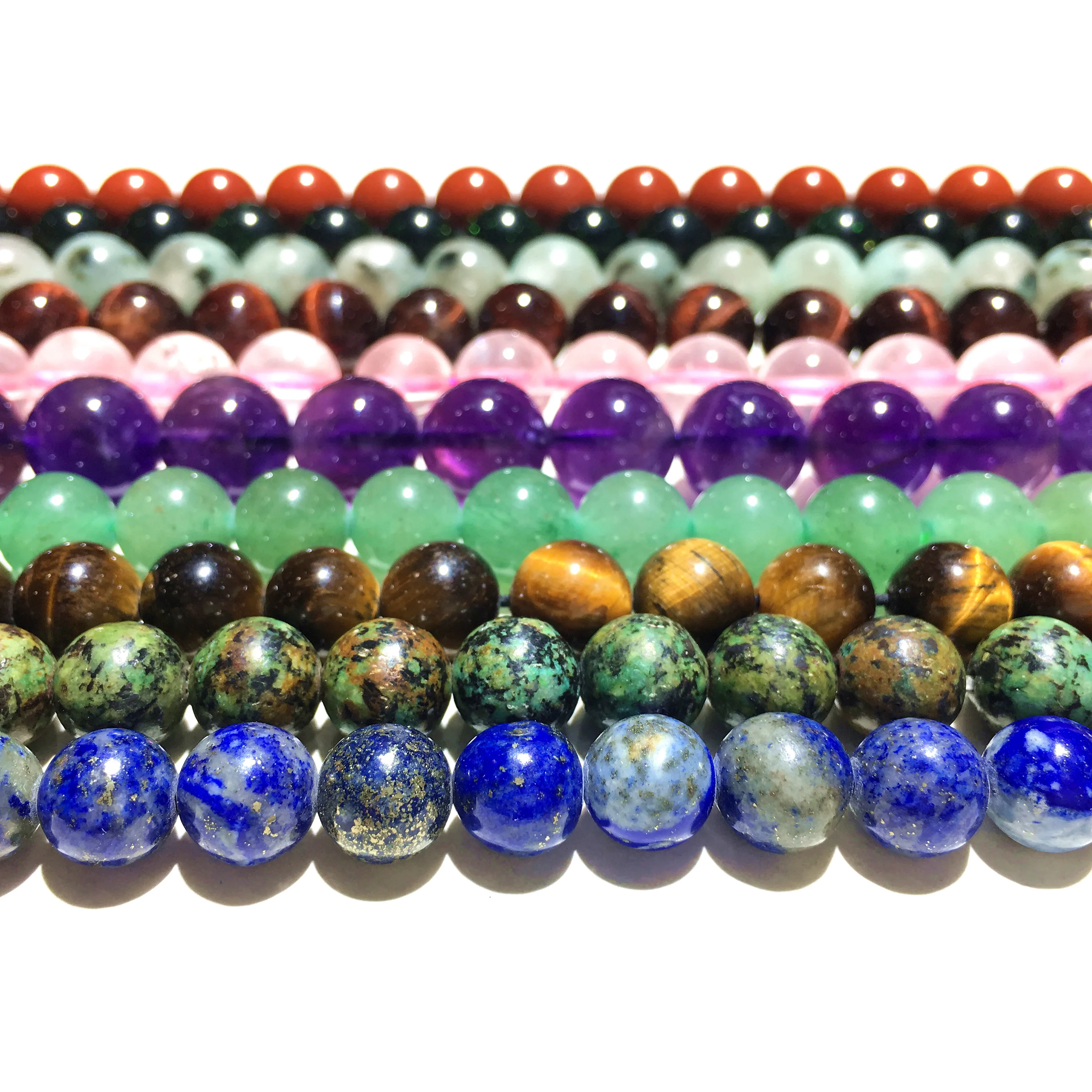 Бусины из натурального камня оникса агата авантюрина розового кварца 4/6/8/10/12