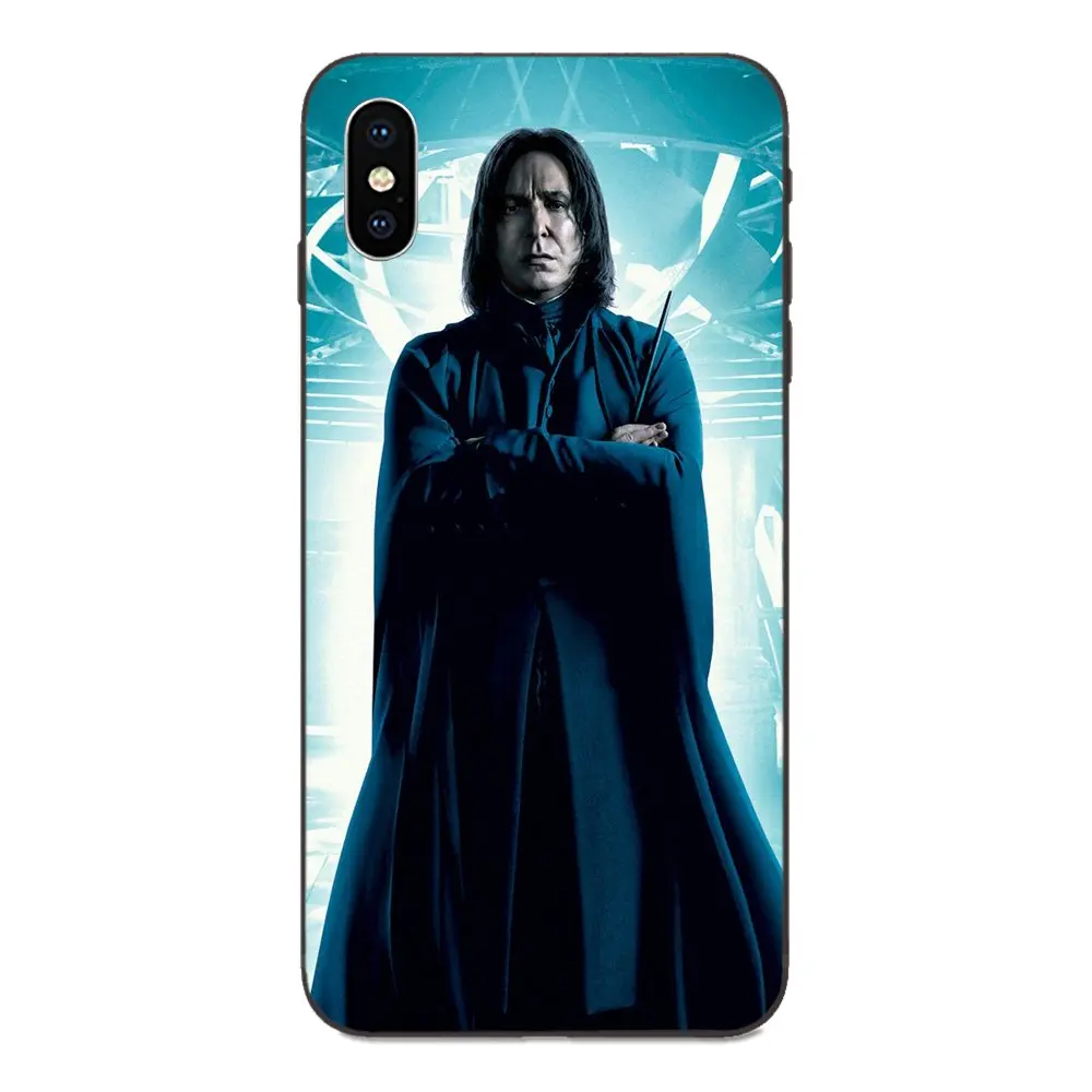 Топ детальный популярный ТПУ Черный для Apple iPhone 4 4s 5 5S SE 6 6S 7 8 Plus X XS Max XR Severus Snape - Цвет: as picture