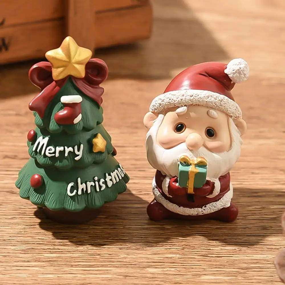 Рождественский Санта-Клаус мини-фигурка Кукольный дом домашний декор