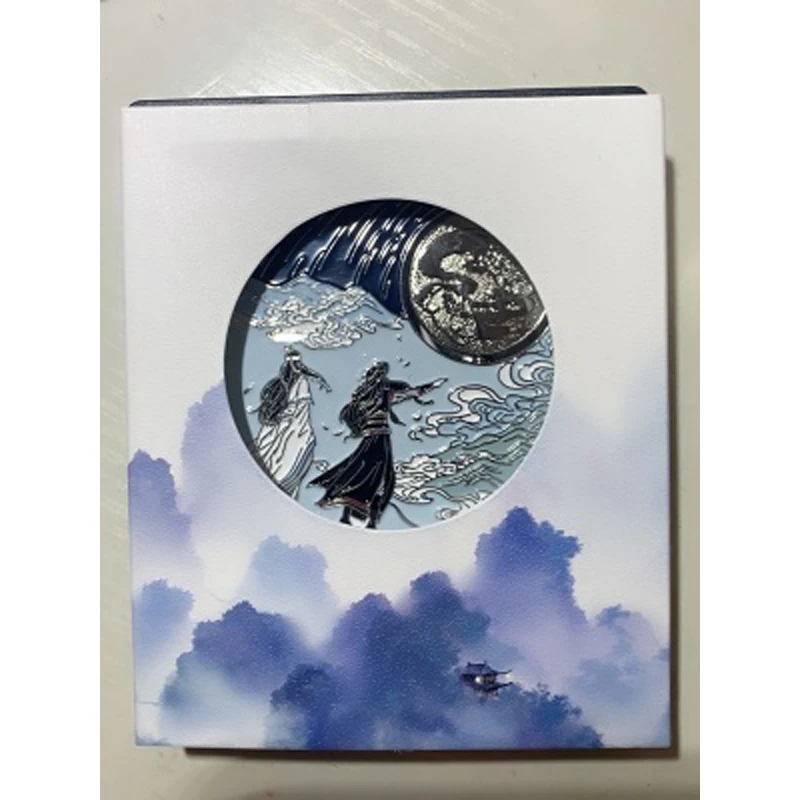 

Anime Grandmaster of Demonic Cultivation Wei Wuxian Lan Wangji Cosplay prop brooch metal badge pin