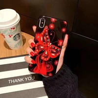 dream butterfly belt diamond shine phone case for iphone12 12pro max 11 11pro max x xr xs max female fashion soft silicone cover