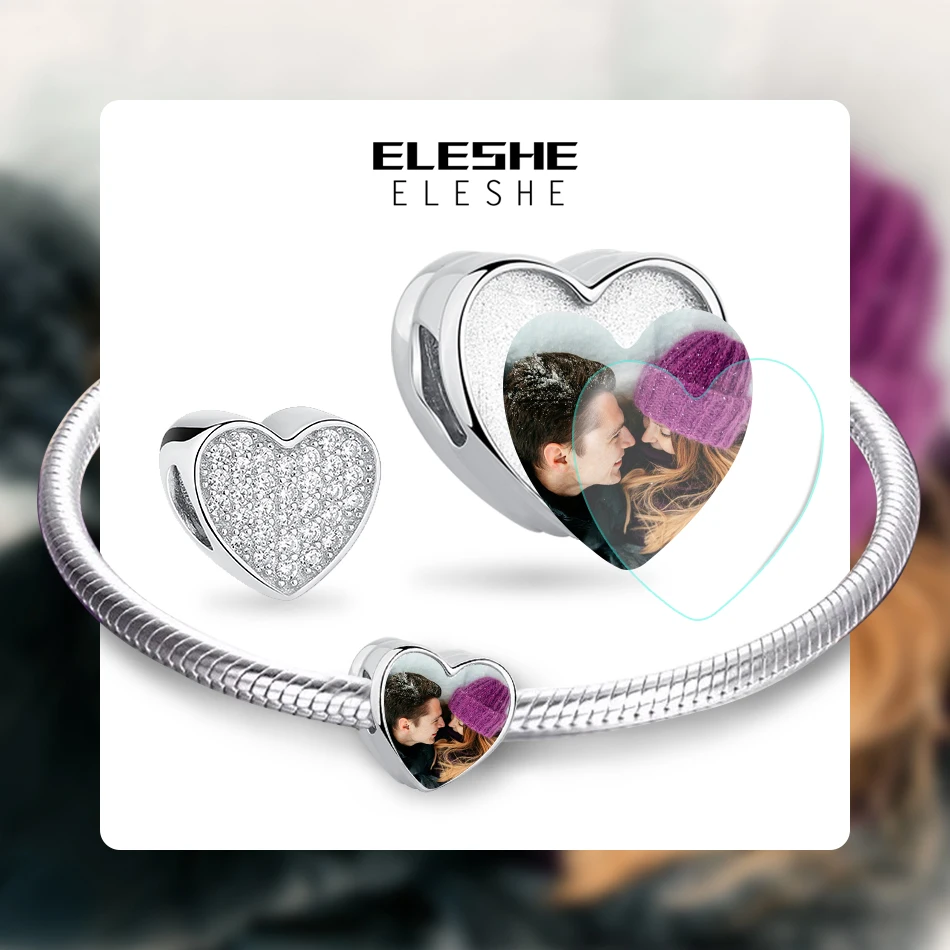 Индивидуальные ювелирные изделия ELESHE подвески с фото на заказ Стерлинговое