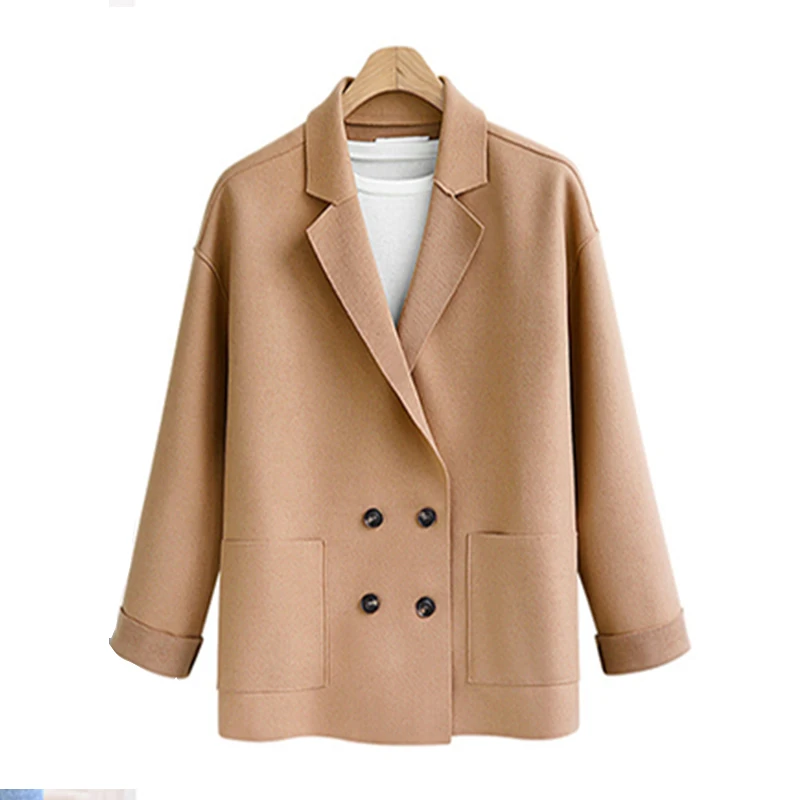 Женское осенне-зимнее пальто Aswinfon Модный Кардиган с длинным рукавом верхняя