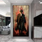 Картины на холсте с граффити, настенная фотография, портрет человека, современные абстрактные картины для гостиной, украшение для дома