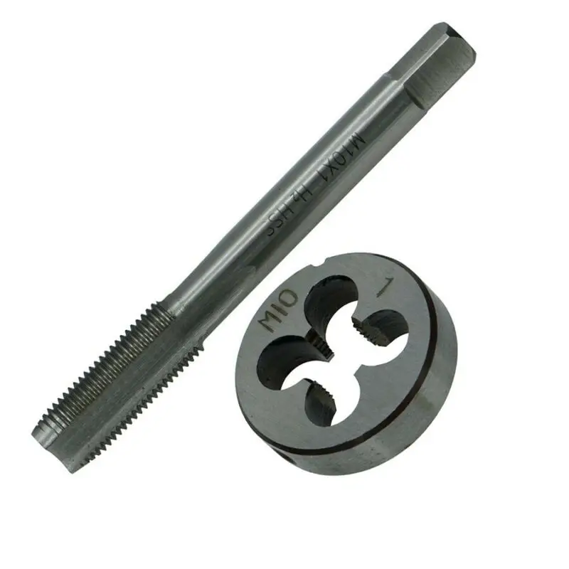 

Industrial Tap+Die Replacement Tools Set Kit Metalworking Silver Threads