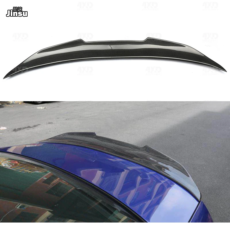 Стильный спойлер для заднего багажника из углеродного волокна PSM губа bmw 3 серии