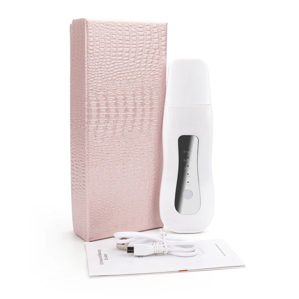 

Ultrasonic Skin Scrubber Deep Face Cleaning Machine Peeling Shovel Facial Pore Cleaner Face Skin Scrubber Lift Machine Tools