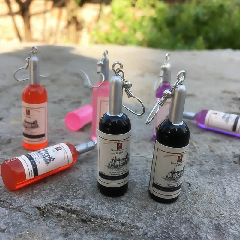 Новые креативные висячие серьги в Корейском стиле забавные оригинальные хип хоп