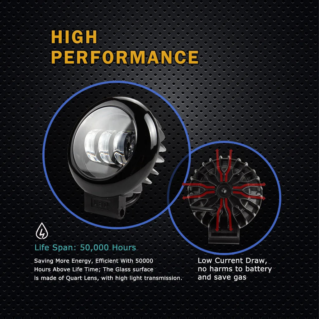 Новые 4 дюйма 30 Вт круглый Водонепроницаемый светодиодный Ангельские глазки