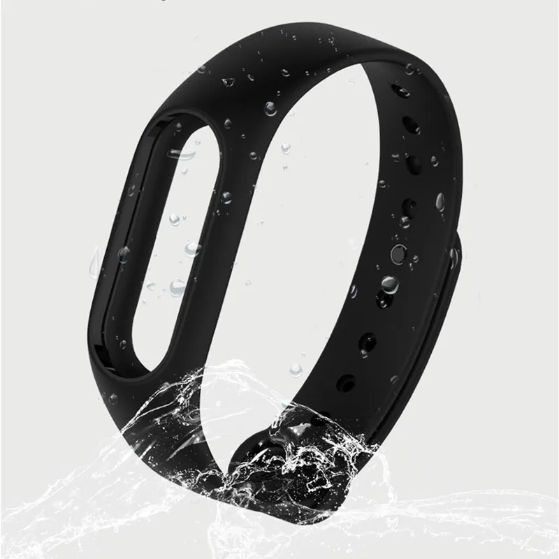 Ремешок силиконовый для Xiaomi mi band 2 сменный водонепроницаемый смарт браслет 1
