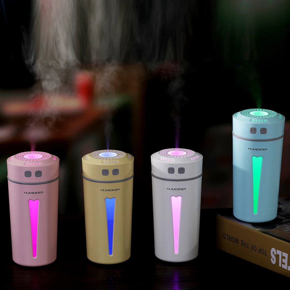 Car Home Air Humidifier Ultrasonic Mini USB LED Purifier Aroma Diffuser Freshener Auto Electronics Accessories | Автомобили и