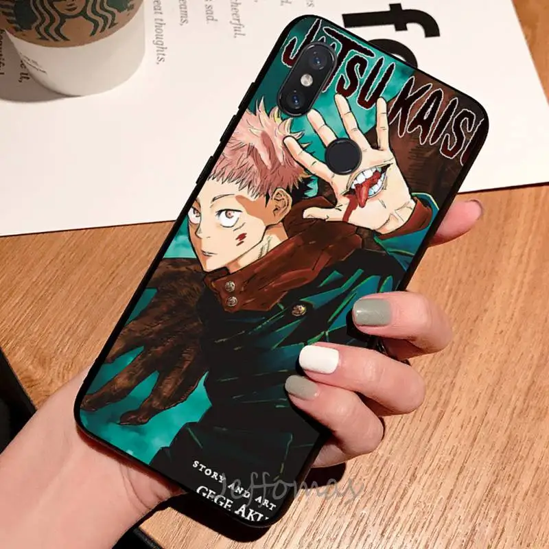 

Jujutsu Kaisen Anime Phone Case For Xiaomi Mi A1 A2 5 6 6PLUS 8 9 SE Lite MIX 2 2S MAX 2 3 Pocophone F1