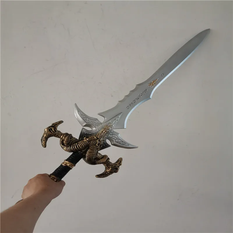 

Cosplay World of Warcraft Frostmourne Sheephead Sword Prop Cool Sheep Head Sword Role Playing Movie Game PU Model Toy 100cm