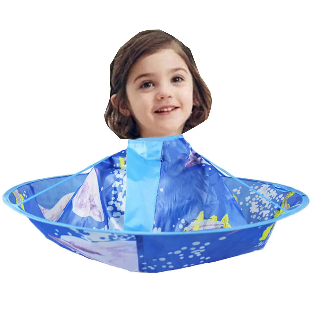 Накидка для стрижки волос мальчиков накидка парикмахера фартук подходит детей 5