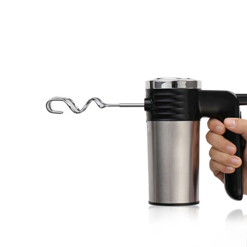 

Household Stainless Steel Hand-held Electric Egg Beater Mixer High-power Cake Baking Kitchen Multifunctional 4-head Five-speed S