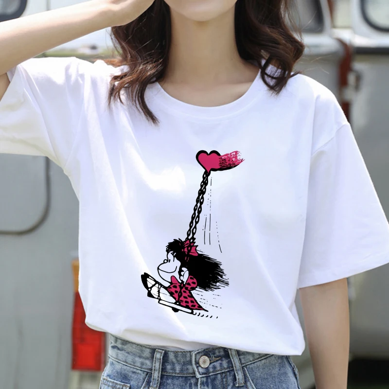 Harajuku T-shirt, fashion summer T-shirt, women's clothing, 3d, short sleeve, Korean version and funny print