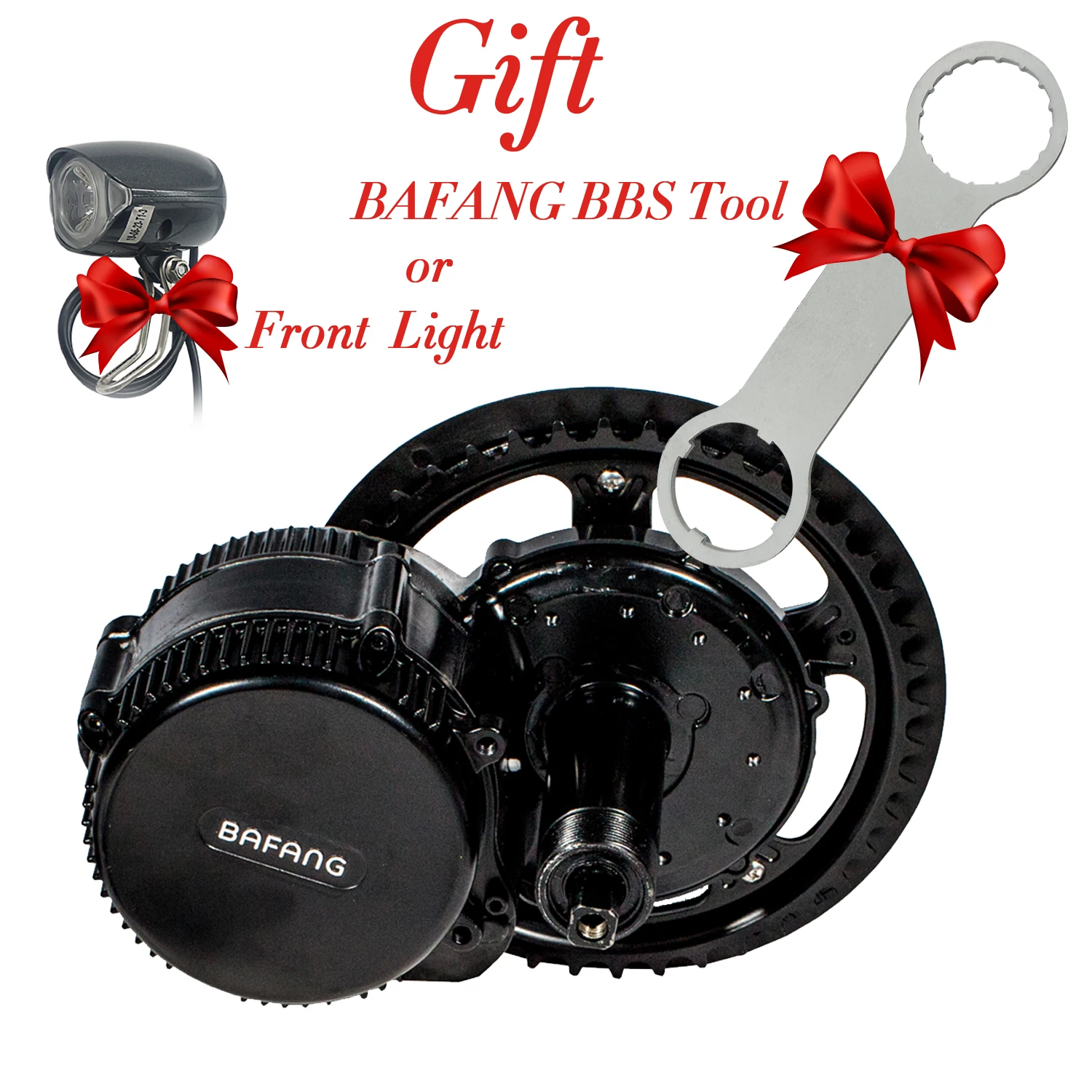 Bafang 8FUN 48V 750W BBS02B MMG320 12.8Ah стеллаж для выставки товаров Батарея Mid Мотор привода, фара для электровелосипеда в Conversion Kit с светильник