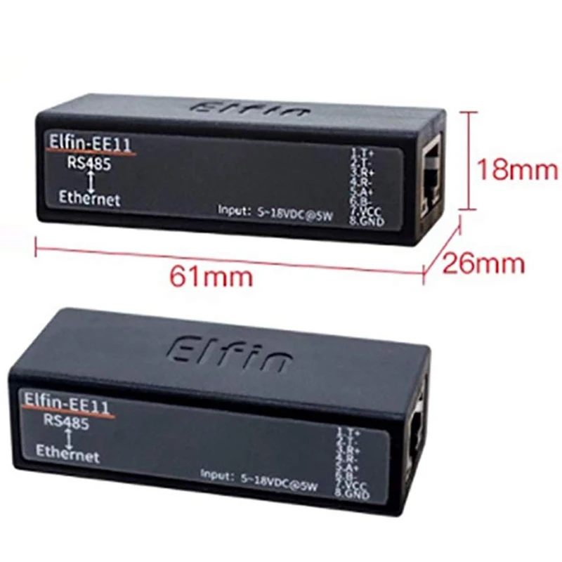 Rs485 порт последовательного сервера в Ethernet модуль Поддержка порта Elfin Ee11 Tcp/Ip Telnet