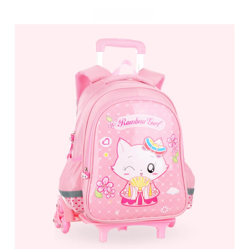 Детская школьная сумка на колесиках детские школьные рюкзаки водонепроницаемая
