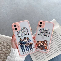 stranger things christmas lights phone case for iphone 12 11 mini pro xr xs max 7 8 plus x matte transparent pink back cover