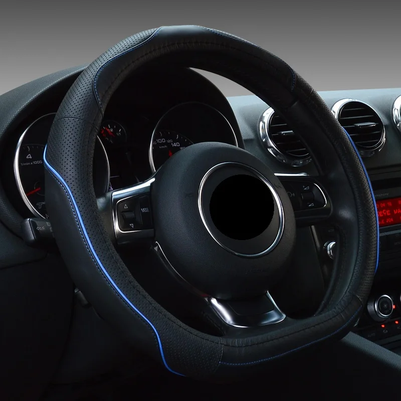 Чехол на руль для автомобиля натуральная кожа чехол набор D формы плоская подошва