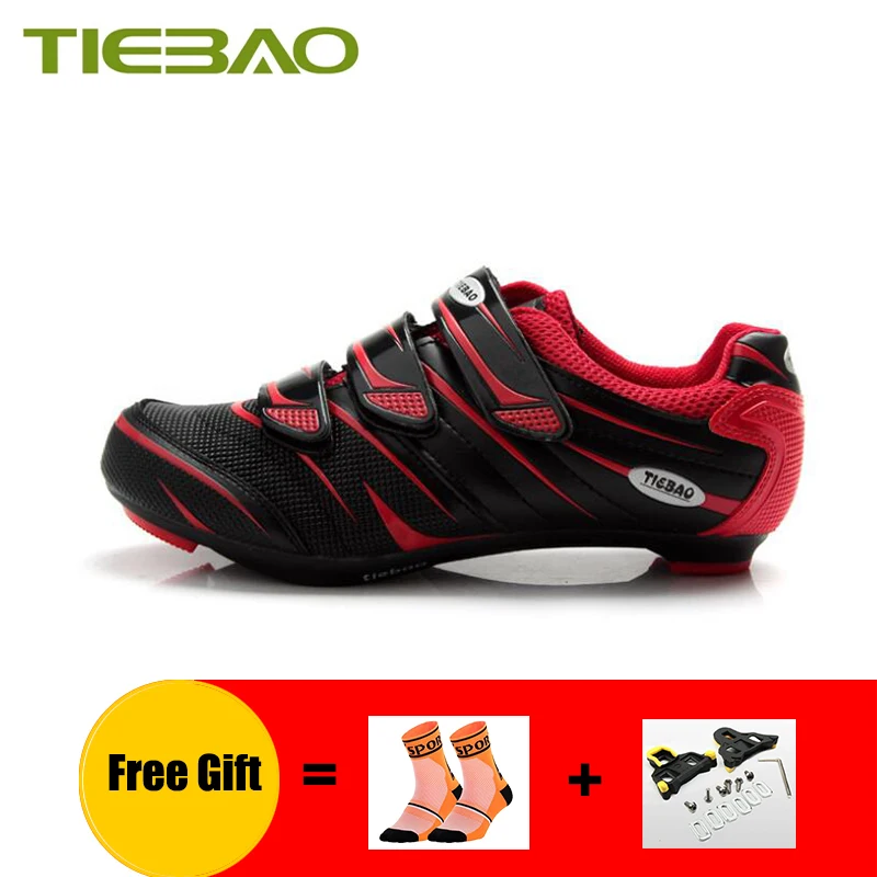 TIEBAO sapatilha ciclismo road cycling shoes breathable self-locking riding bike sneakers superstar outdoor sport racing shoes
