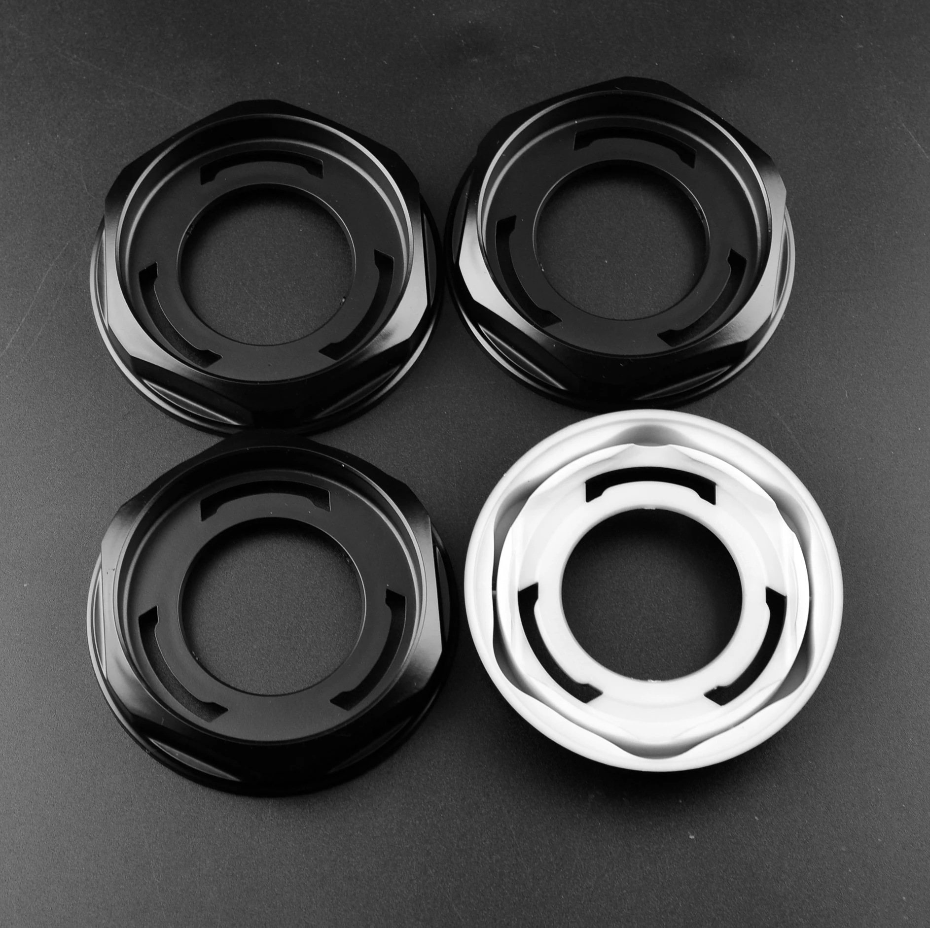 4 шт. 102 мм матовый черный колпачок для центра колеса Шестигранная гайка 09.24.206 RS RC