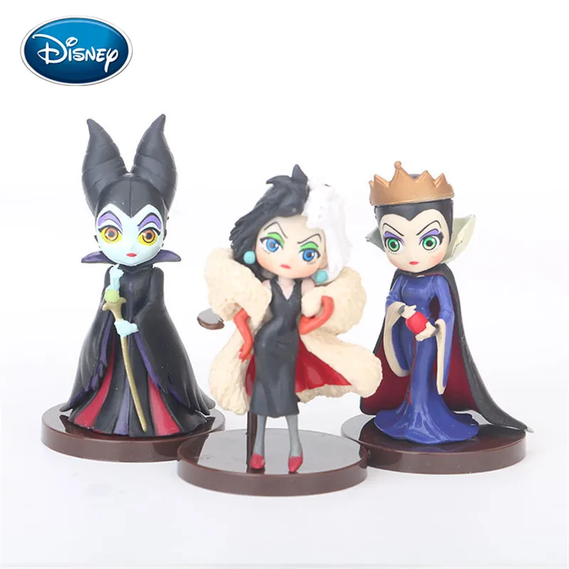 Игрушечные куклы Disney 3 шт./компл. плохая королева куролла/Урсула/черная ведьма