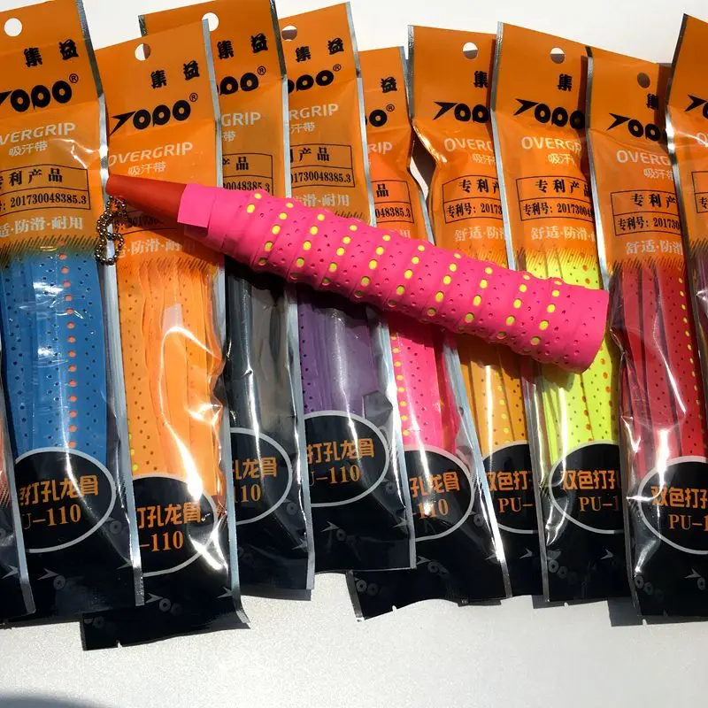 1 шт. TOPO EVA теннисной ракетки липкий чувствовать себя теннис намотка Киль 2 цвета