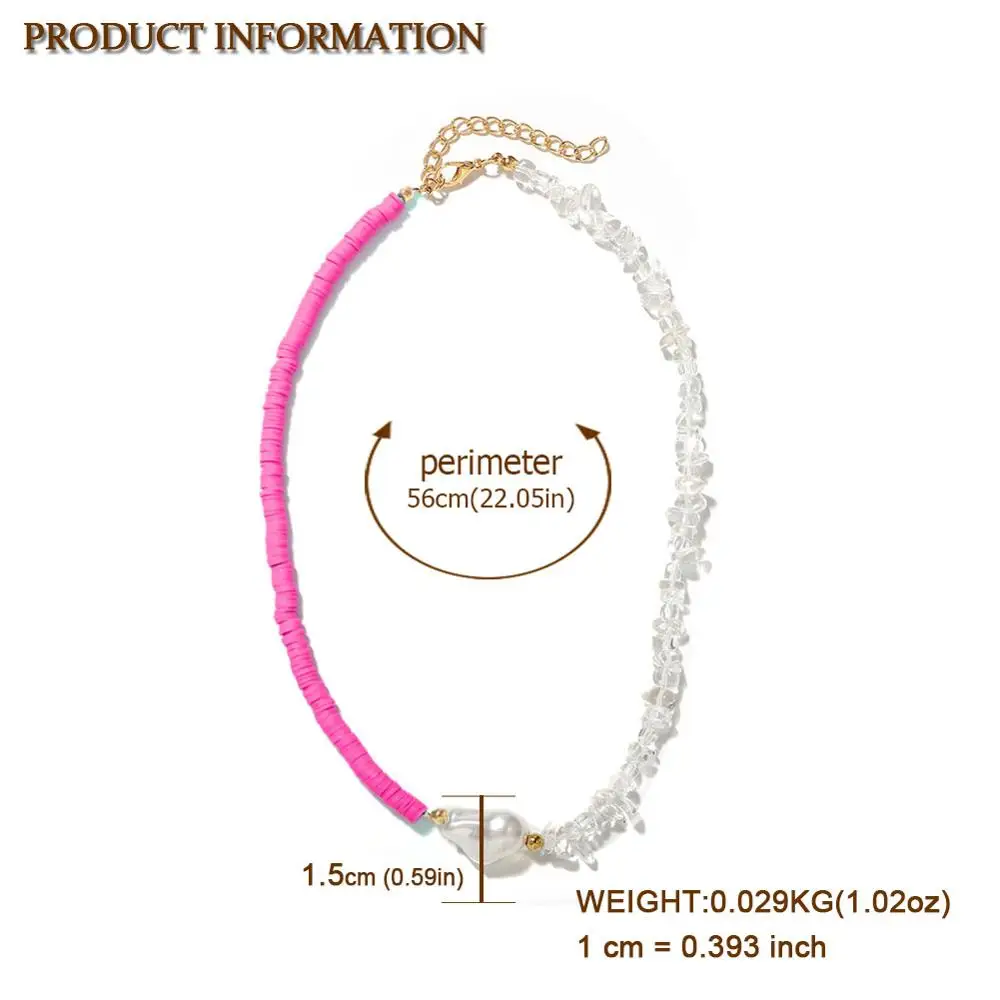 Новинка 2020 года богемный акриловый чокер ожерелье ручной работы для женщин