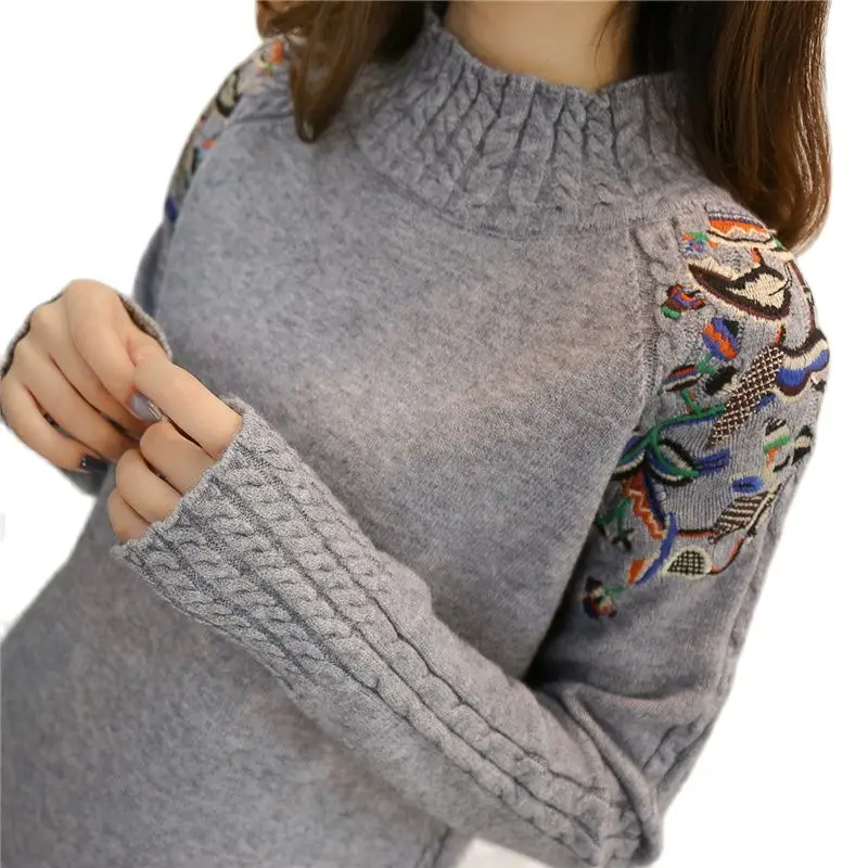 Женские свитера и пуловеры в Корейском стиле однотонные свободные пикантные