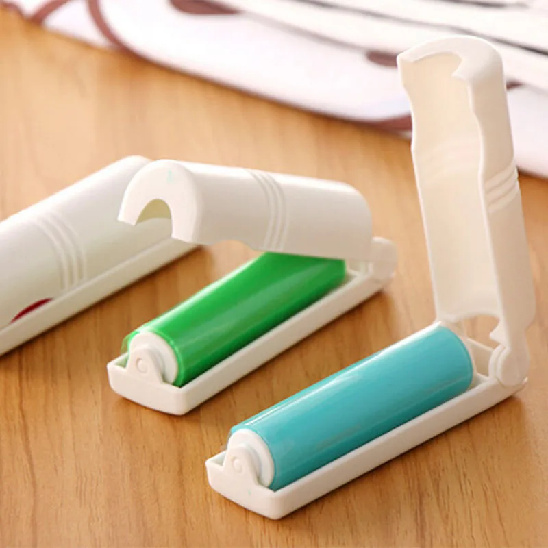 

Dust Catcher Dust Drum Lint Roller Recycled Foldable Drum Brushes Dust Remover Clothes Fluff Hair Sticky Washable