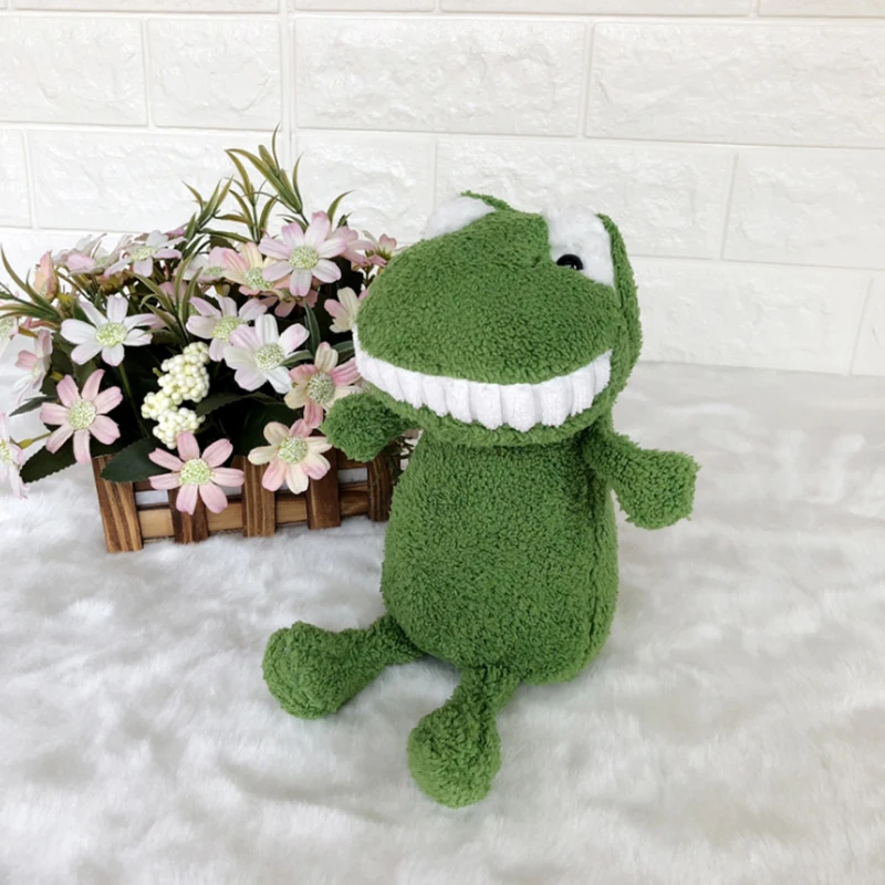 Кукла с большими зубчиками в виде милых животных 25 см Детская плюшевая игрушка