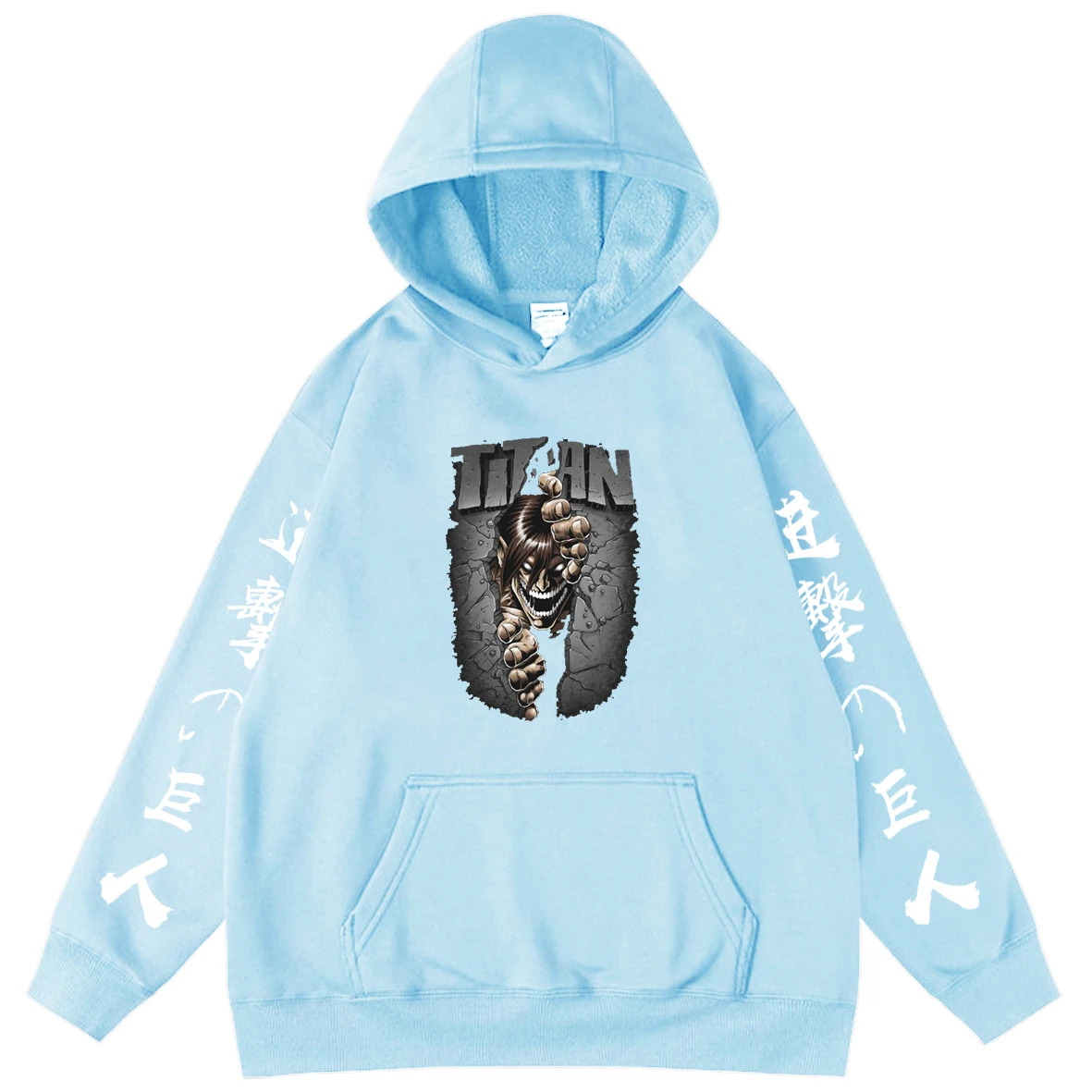 

Attack on Titan Hoodie Men Anime Hip Hop Spring Autumn Male Pullovers Print Pullover Hoodies Oversized Hoodie Men's Sweatshirts