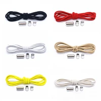new elastic shoe laces round no tie shoelaces for kids and adult shoelace for sneakers quick lazy laces colorful capsule buckle