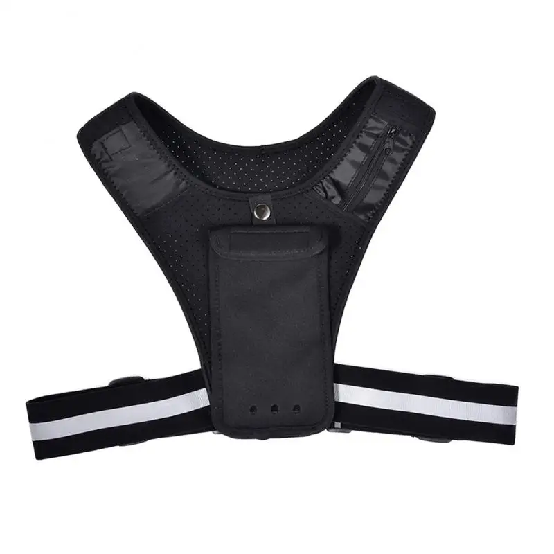 Велосипедная одежда из полиэстера Регулируемый рюкзак для бега черный