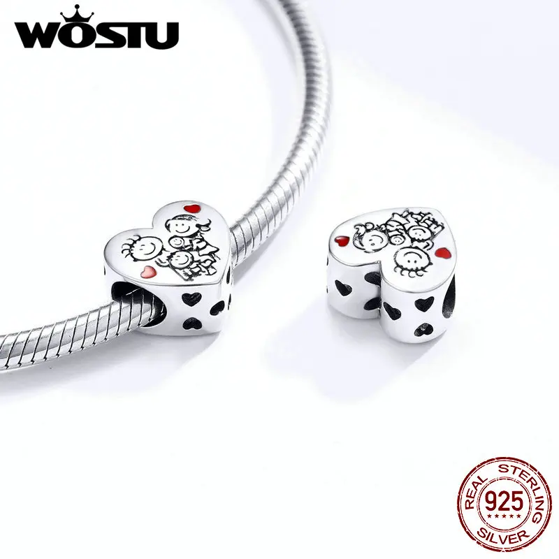 Женская подвеска в виде сердца серебряная форме для браслетов серебряные