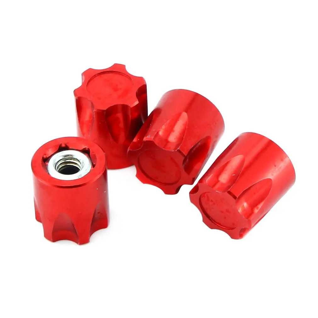 4 шт. алюминиевое колесо радиоуправляемого автомобиля обод центральный колпачок