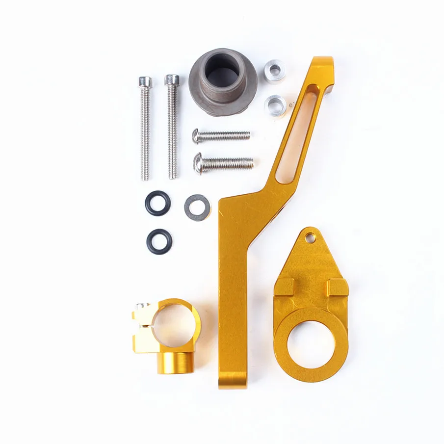 

Steering Damper Stabilizer Bracket Mount Holder For Kawasaki Ninja ZX6R 2009-2016 2010 11 12 13 14 15