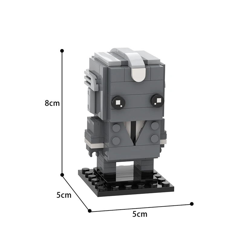 

MOC Mover Mini Super Square Head Figures Hero Building Block Bricks Sets Model DIY City Toys For Children Kids Birthday Gift
