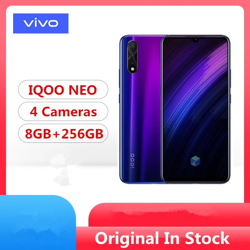 Смартфон Vivo IQOO NEO 855 дюйма 8 + ГБ Android 9 0 6 38x256|Смартфоны| |