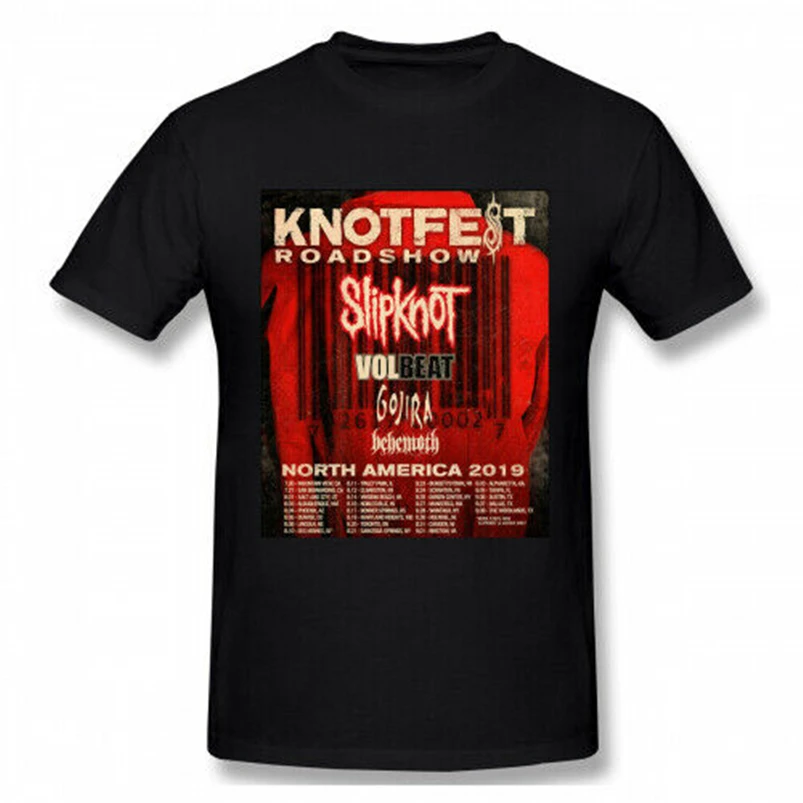 Мужская футболка Slipknot Band Tour 2019 с принтом? Футболка| |