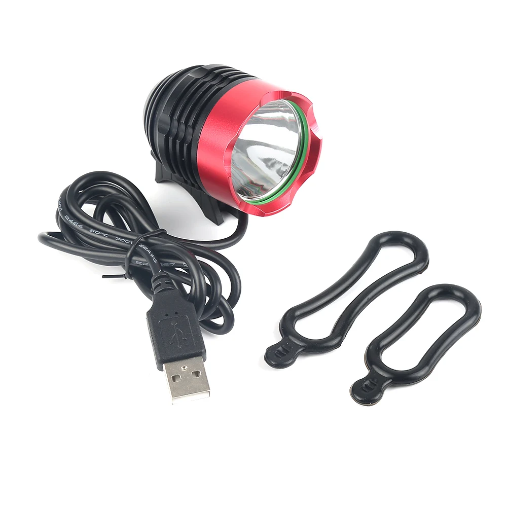 

1200 Lumen T6 Fishing Bike Bicycle LED Light Flashlight Waterproof Brightness Aluminum Alloy USB Cycling Headlight Lamp