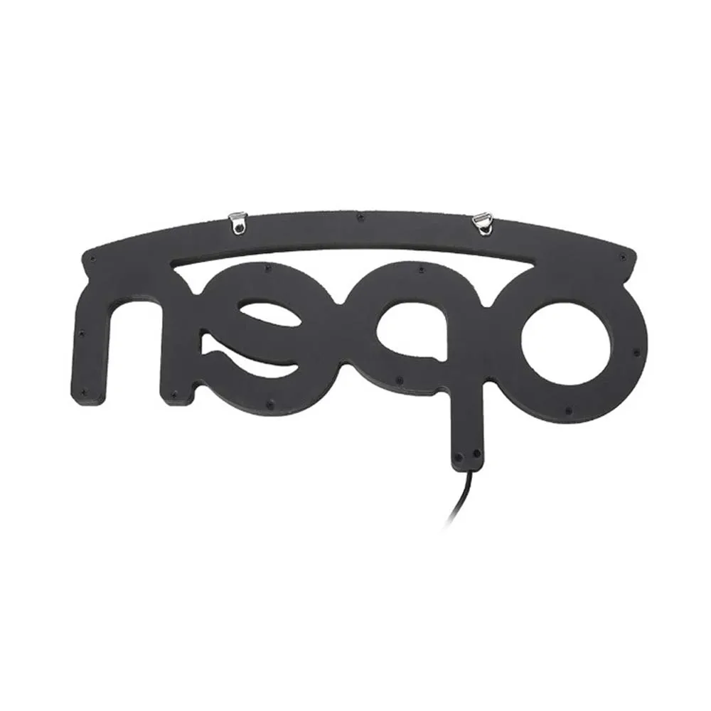 Цветная открытая неоновая вывеска светодиодный настсветильник льник визуальное