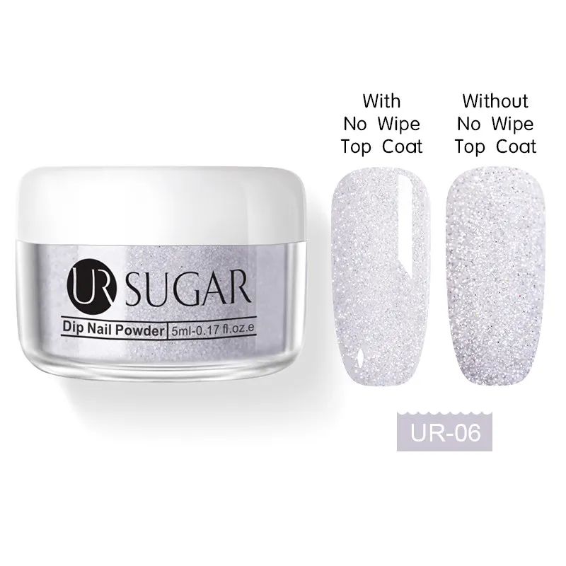 UR SUGAR 31 цветов погружающий порошок для ногтей Стразы для маникюра акриловый наконечник для ногтей строитель ногтей блеск не нужно лечение под УФ-лампой - Цвет: Армейский зеленый