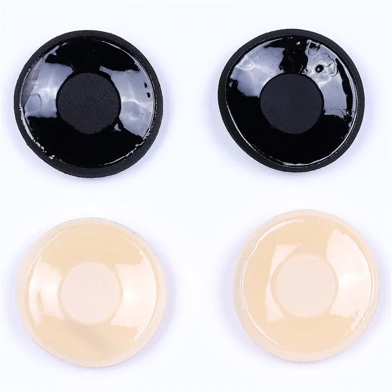 1 пара многоразовые самоклеящиеся силиконовые вкладыши для бюстгальтера |